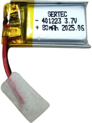 Noip 401223 3.7V 80 Mah Lipolymer Pil (DEVRELI/1.5A) (944)