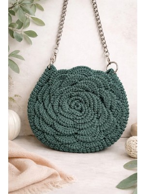 Çağ Moda Aksesuar El Yapımı Örgü Çanta