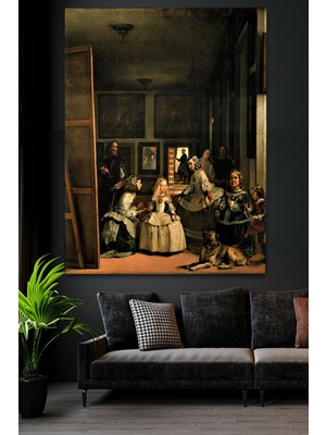 Artease Diego Velazquez Nedimeler (1656) Kanvas Tablo