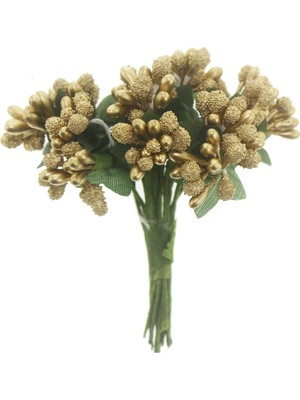 Mutlu Adım 12 Demet (144 Adet) Iri Pıtırcık Tomurcuk Çiçek Cipso