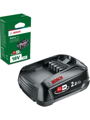 Bosch Akü Paketi 18 V 2,0AH W-B Yüksek Performanslı Lityum İyon Pil Taşınabilir Kullanım İçin