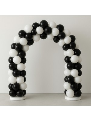 Balonsan Balon Seti 60 Adet ( Siyah-Beyaz)