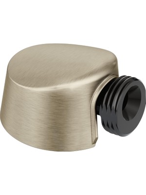 Moen Yuvarlak Fırçalanmış Nikel Damla Ell El Duş Hortumu Duvar Konnektörü 1/2-Inç Ips, A725BN