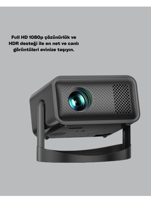 Pusat Full Hd 1080P Hdr Destekli Akıllı Projeksiyon Cihazı - Lisinya