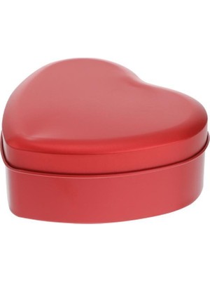 Mutlu Adım 5 Adet 9X9X4,5CM Metal Kalp Kutu