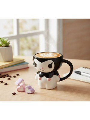 Tbl Dekor Sanrio Kuromi Kapaklı Kupa