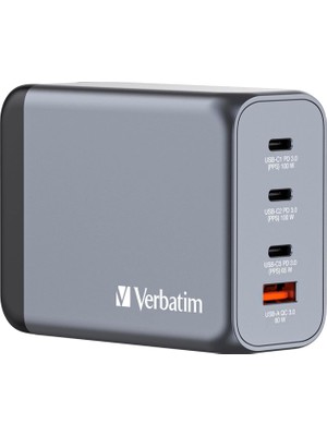 Verbatim 32204 - V GNC-200 Gan Şarj Hızlı Şarj Aleti 200W