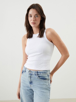 Lc Waikiki Yeni Sezon Bisiklet Yaka Taşlı Kadın Atlet