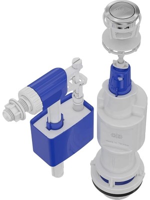 Pusat Yandan Girişli Su Tasarruflu Basmalı Klozet Rezervuar Iç Takımı ( Lisinya )