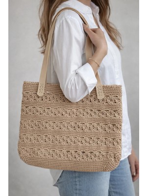 Çağ Moda Aksesuar El Yapımı Örgü Çanta