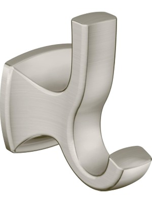 Moen YB5103BN Voss Koleksiyonu Çift Bornoz Kancası, 16,0 x 9,3 x 7,7 Cm, Nikel