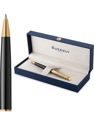 Waterman Hémisphère Tükenmez Kalem | Opera Koleksiyonu | Siyah ve Altın | Hediye Kutusu