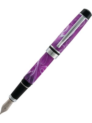 Monteverde Prima Fountain Pen Purple Swirl - B