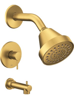 Moen T2193EPBG Align Küvet Duş Musluğu, Fırçalanmış Altın
