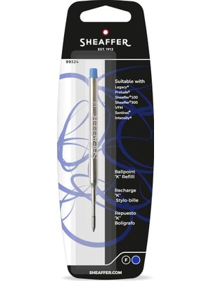 Sheaffer 99324 Tükenmez Refil Mavi K Model Fine