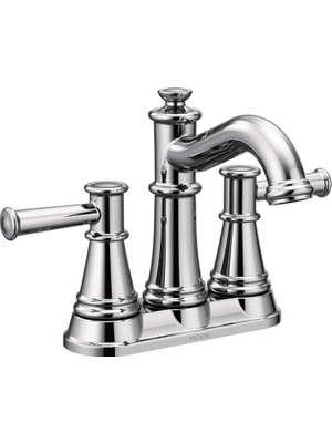 Moen 6401 Belfield Iki Kulplu Centerset Banyo Bataryası, Krom