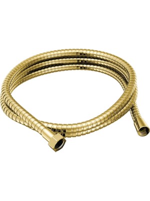 (Polished Brass) - Moen A726P Hand Shower 180CM Double Lock Hose, Polished Brass