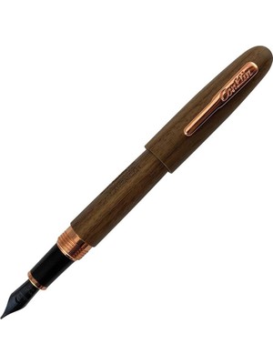 Conklin All American Golden Walnut Rose Gold Limited Edition Dolma Kalem M Uç