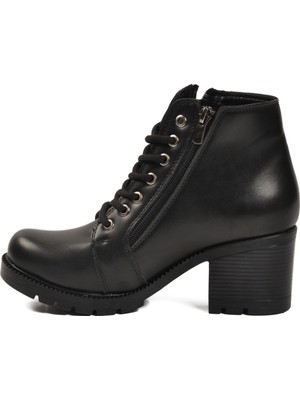 Ayk's Siyah Fermuarlı Kadın Bot 196 Z