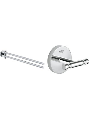 Grohe Ikili Havluluk + Havlu Askılığı Seti