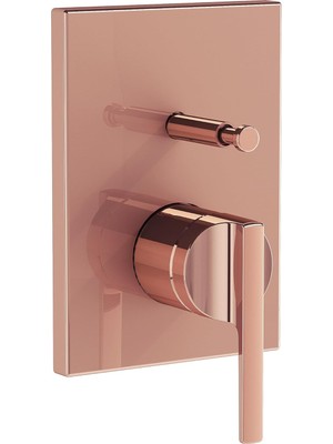 Vitra Suit A4283829 Ankastre Banyo Bataryası, Sıva Üstü, Soft Bakır