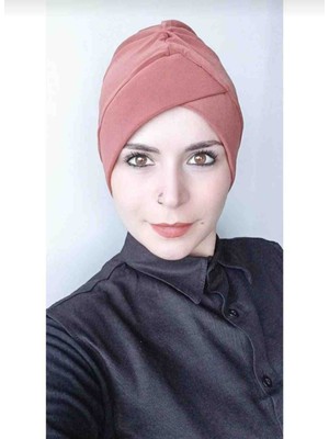 Butik Ayvitrin Kadın Tesettür Çapraz Bone