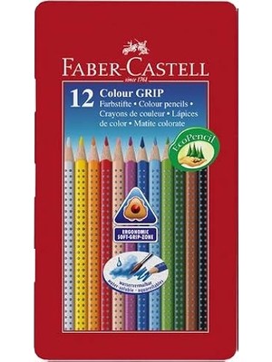 Graf Von Faber-Castell Faber-Castell Üçgen Renkli Kalemler Renk Kavrama Paketi 12