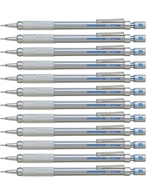 Pentel Graphgear 500 Teknik Çizim ve Yazı Için Mekanik Kurşun Kalem, 0.7 Mm, Orijinal Kutusunda