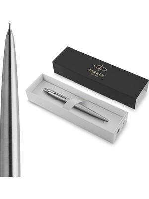 Parker Jotter Basmalı Kurşun Kalem, Paslanmaz Çelik, Krom Süslemeli, 0,5 Mm, Hb #2, Hediye Kutusu