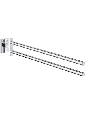 Grohe Start Cube Uzun Havluluk, 2 Kollu, 438 Mm, Döndürülebilir, Duş/banyo Aksesuarları, Krom, 40976