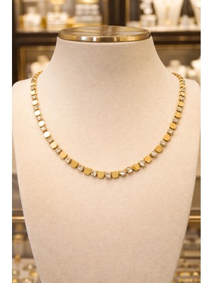 Çağ Moda Aksesuar Paslanmaz Çelik Gerdanlık