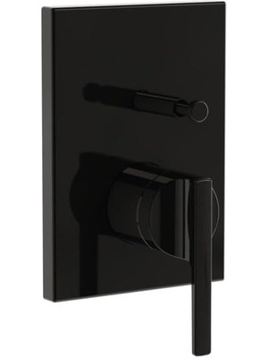 Vitra Suit A4283839 Banyo Bataryası Sıva Üstü Grubu, Parlak Siyah