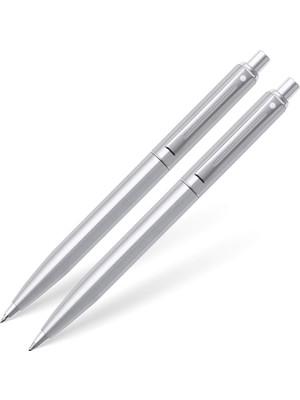 Sheaffer 323-9 Sentinel Tükenmez Kalem & Versatil Kalem Set Krom