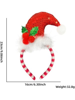 Mutlu Adım 1 Adet Yılbaşı Tacı Şapka Dekorlu
