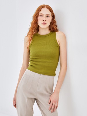 Lc Waikiki Yeni Sezon Bisiklet Yaka Dokulu Kadın Atlet