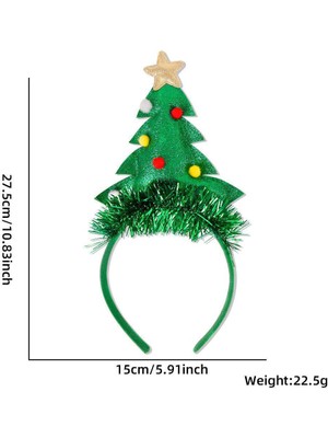 Mutlu Adım 1 Adet Yılbaşı Tacı Çam Ağaçlı