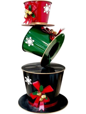 Mutlu Adım 1 Adet 65CM Metal Şapka Dekor Seti