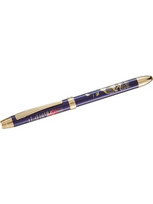 Steelpen 430-9 3 Fonksiyonlu Tükenmez Kalem Mavi̇ Gold Makie Sanatı