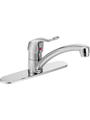 Moen 8701 Ticari M-Dura Tek Kolu Mutfak Bataryası 1.5 Gpm, Krom