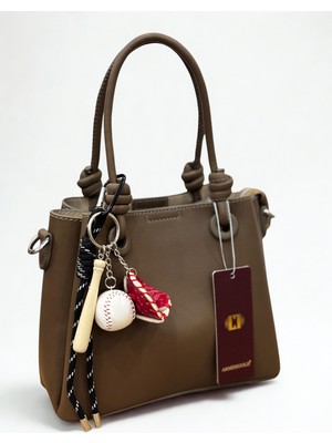 A.N Bags Charm Detaylı Çapraz Askılı ve El Çantası