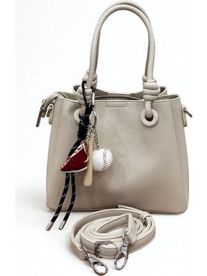 A.N Bags Charm Detaylı Çapraz Askılı ve El Çantası