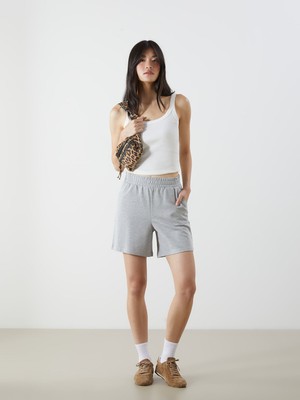 Lc Waikiki Yeni Sezon Beli Lastikli Kadın Şort