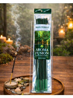 Rain Forest (Yağmur Ormanı) Tütsü - 3 Saat Yanan Ferahlatıcı ve Topraksı Koku