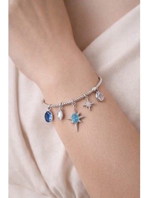 Çağ Moda Aksesuar Charmlı Şans Bileziği
