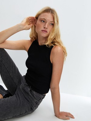 Lc Waikiki Yeni Sezon Bisiklet Yaka Dokulu Kadın Atlet