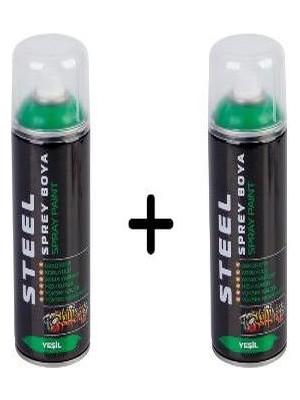 Steel Sprey Boya 400ML Yeşil ST-0529 0529 4947-2 Adet Erpilsan Elektronik