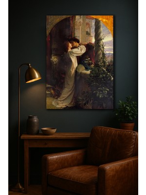 Artease Frank Dicksee Romeo ve Juliet (1884) Kanvas Tablo