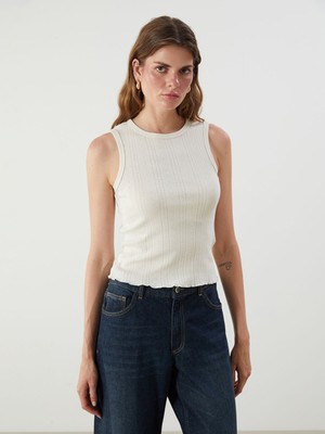 Lc Waikiki Yeni Sezon Bisiklet Yaka Ajurlu Kadın Atlet