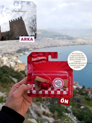 İnci Sepette Love Flowers Koleksiyonluk Hediye Buket Çiçek