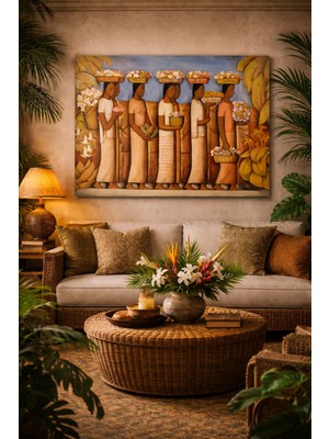 Artease Ramos Martínez Çiçek Satıcıları (1935) Kanvas Tablo